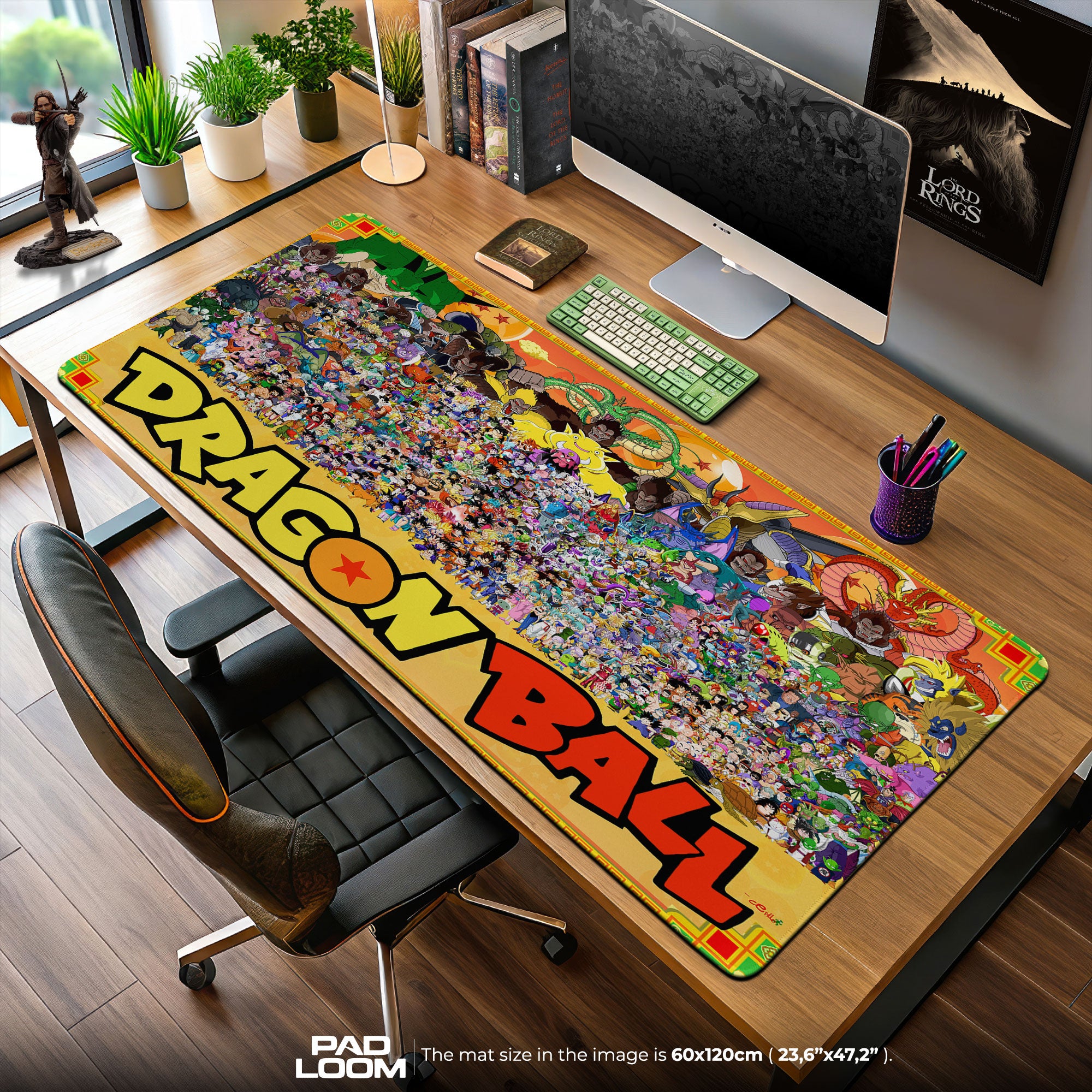 Dragon Ball Characters Mouse Pad, Anime Legacy Desk Mat