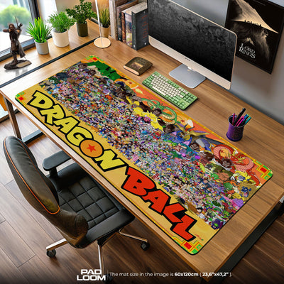 Dragon Ball Characters Mouse Pad, Anime Legacy Desk Mat