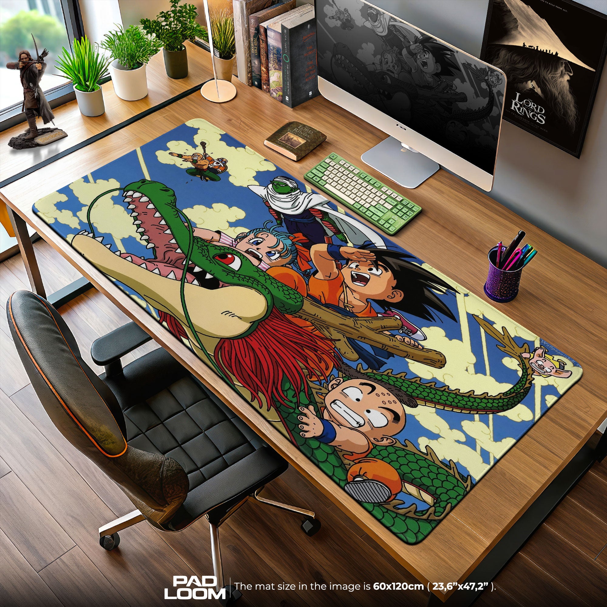 Dragon Ball Flying Dragon Mouse Pad, Anime Adventure Desk Mat