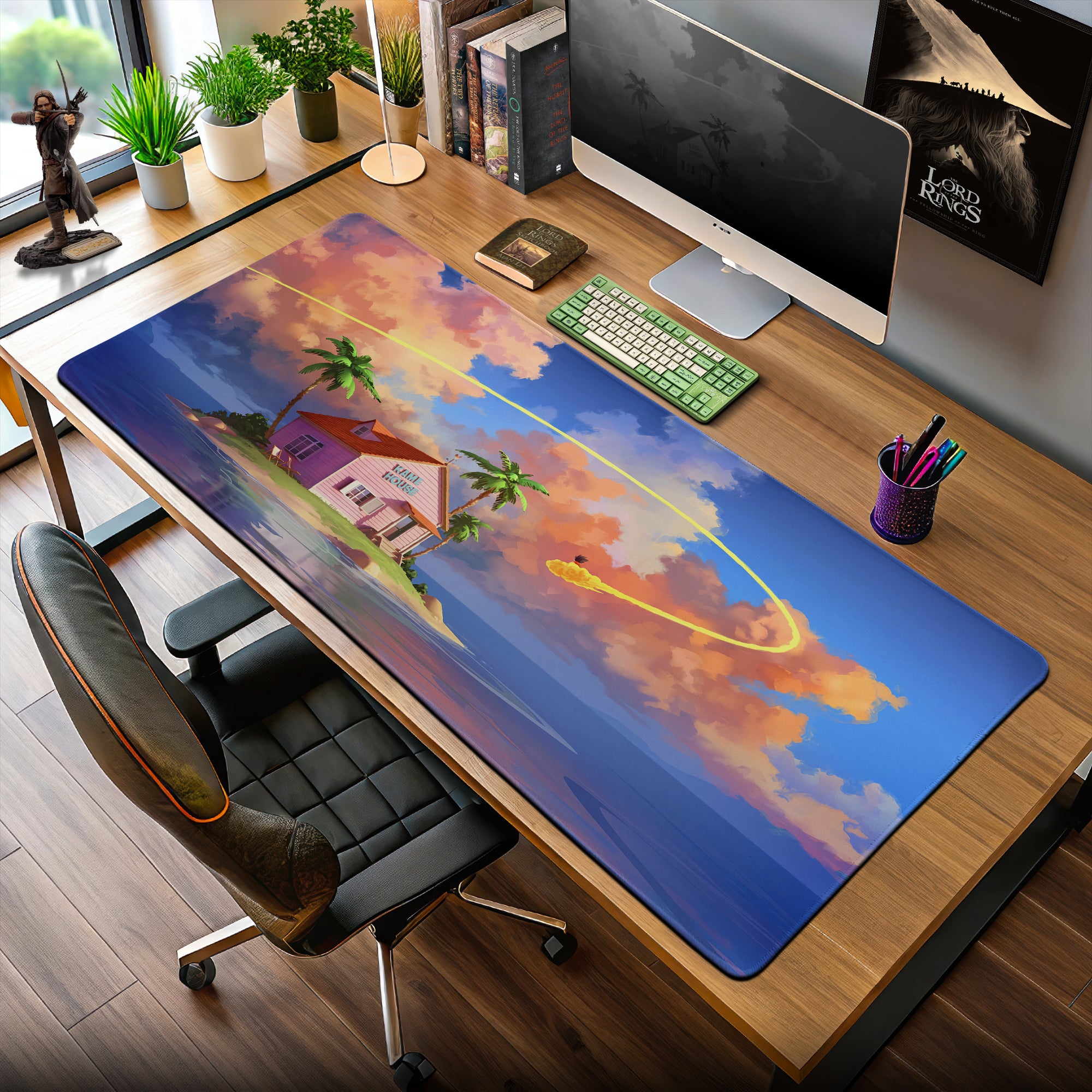 Dragon Ball Kame House Mouse Pad – Anime Desk Mat