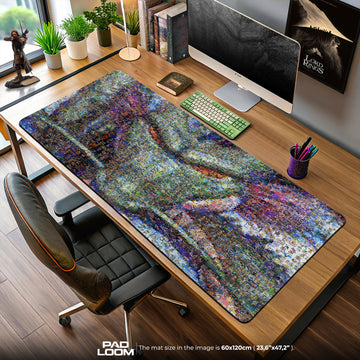 Dragon Ball Z Cell Saga Mouse Pad, Anime Mosaic Desk Mat