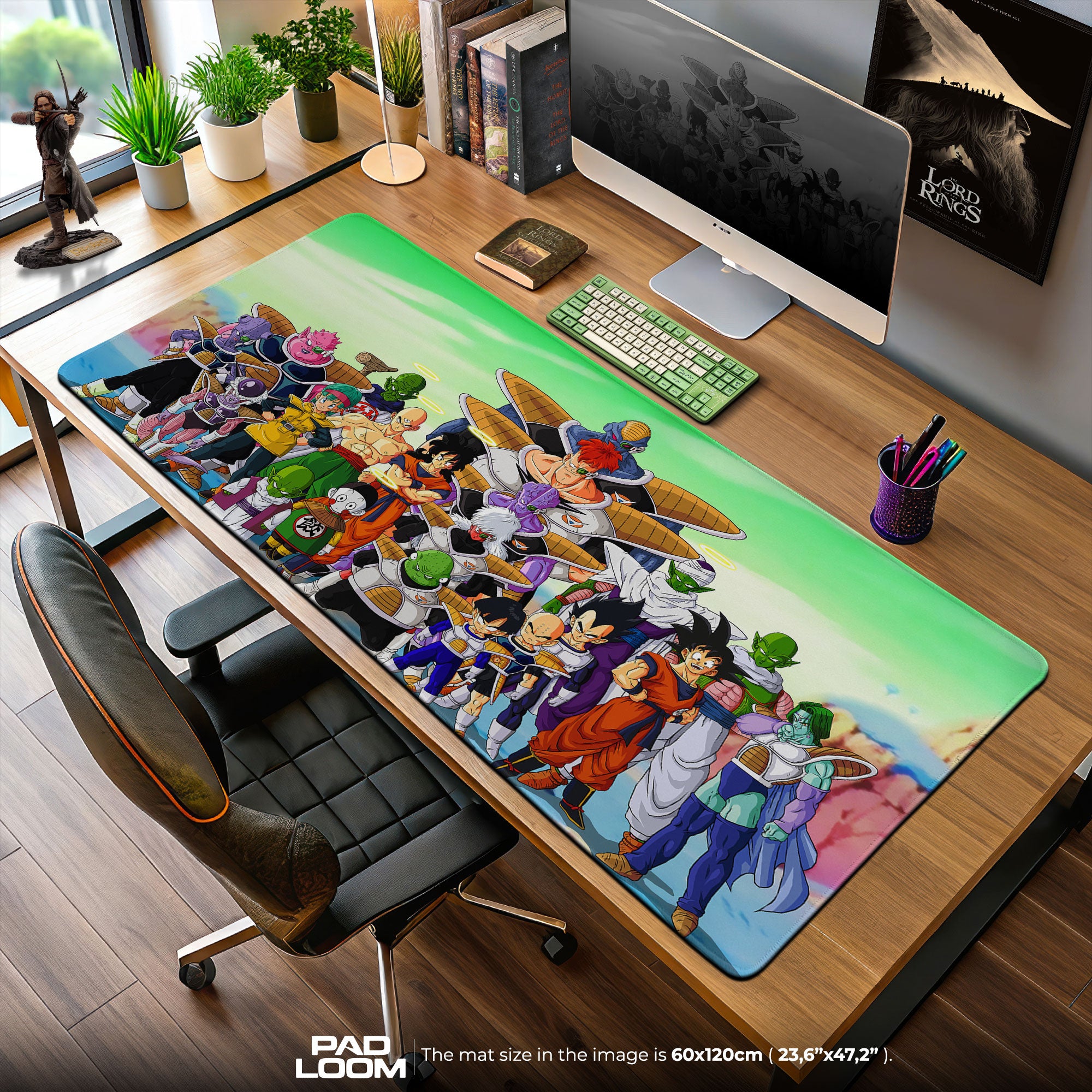 Dragon Ball Z Namek Saga Mouse Pad, Anime Fighter Desk Mat