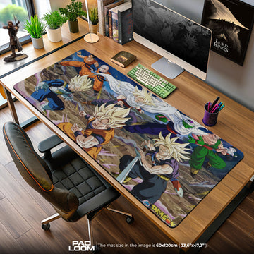 Dragon Ball Z Saiyan Warriors Mouse Pad, Anime Battle Desk Mat
