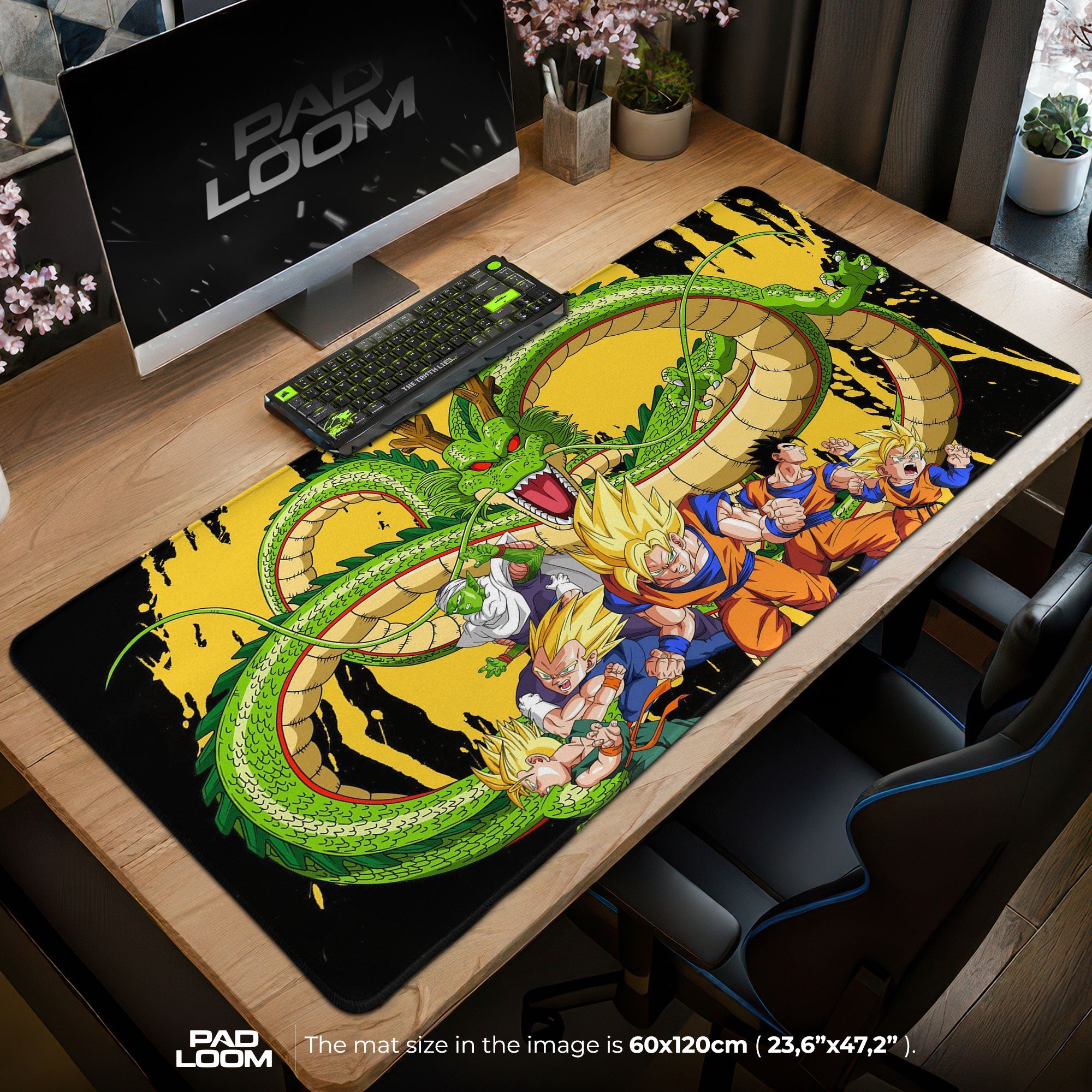 Dragon Ball Z Shenron Mouse Pad - Legendary Anime Desk Mat Padloom