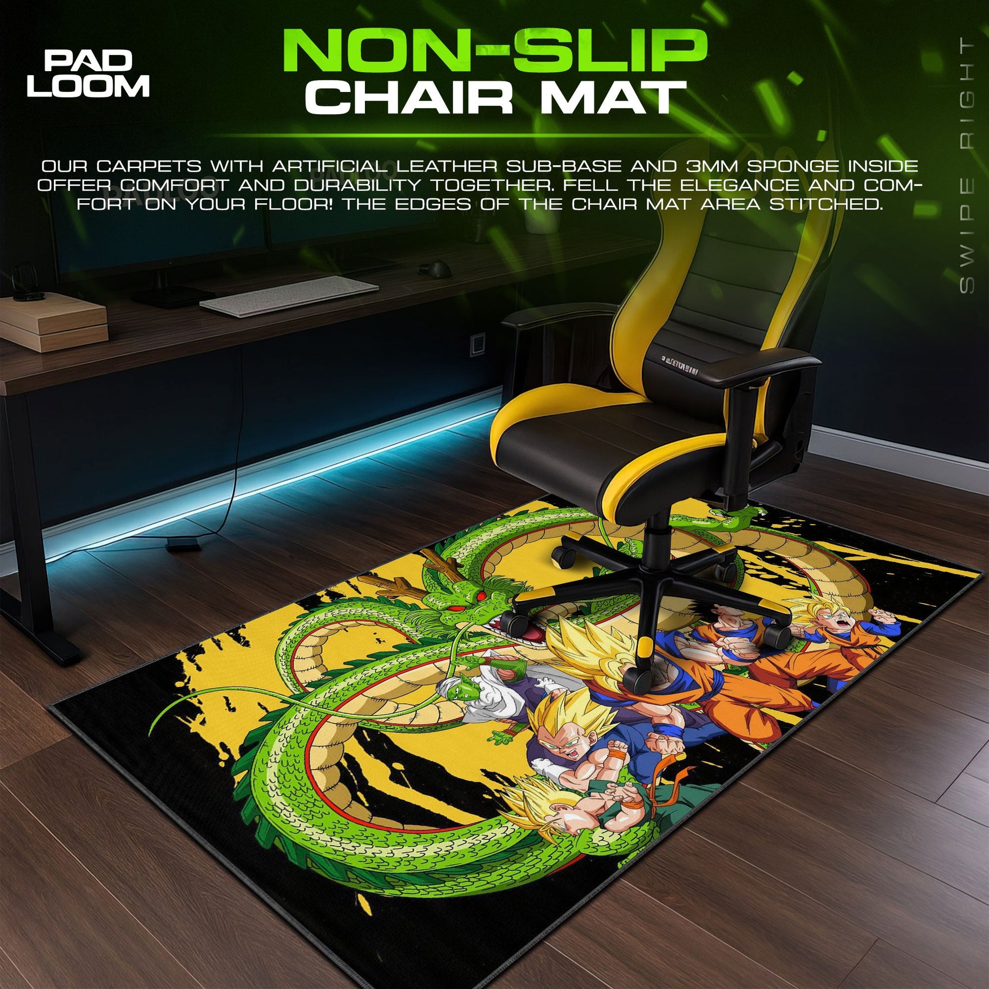 Dragon Ball Z Shenron Mouse Pad - Legendary Anime Desk Mat Padloom