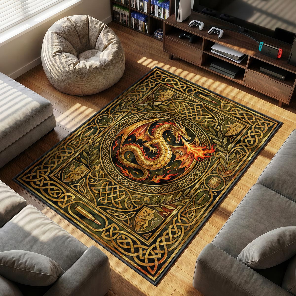 Dragon Lore Legendary Rug - CS2 Chair Mat
