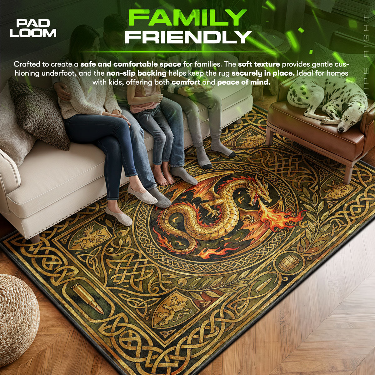 Dragon Lore Legendary Rug - CS2 Chair Mat