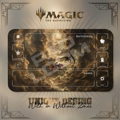 Dragon Vortex Playmat - MTG Magic Mat