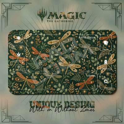 Dragonfly Celestial Playmat - MTG Magic Mat