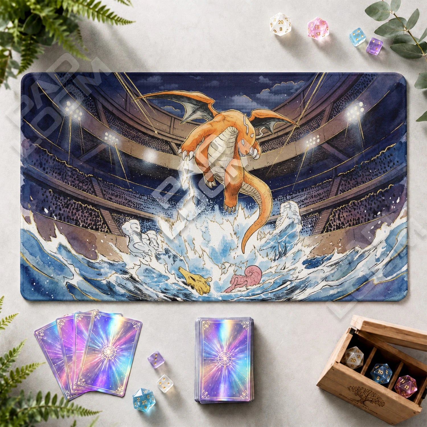 Dragonite Stadium Playmat - Pokemon TCG