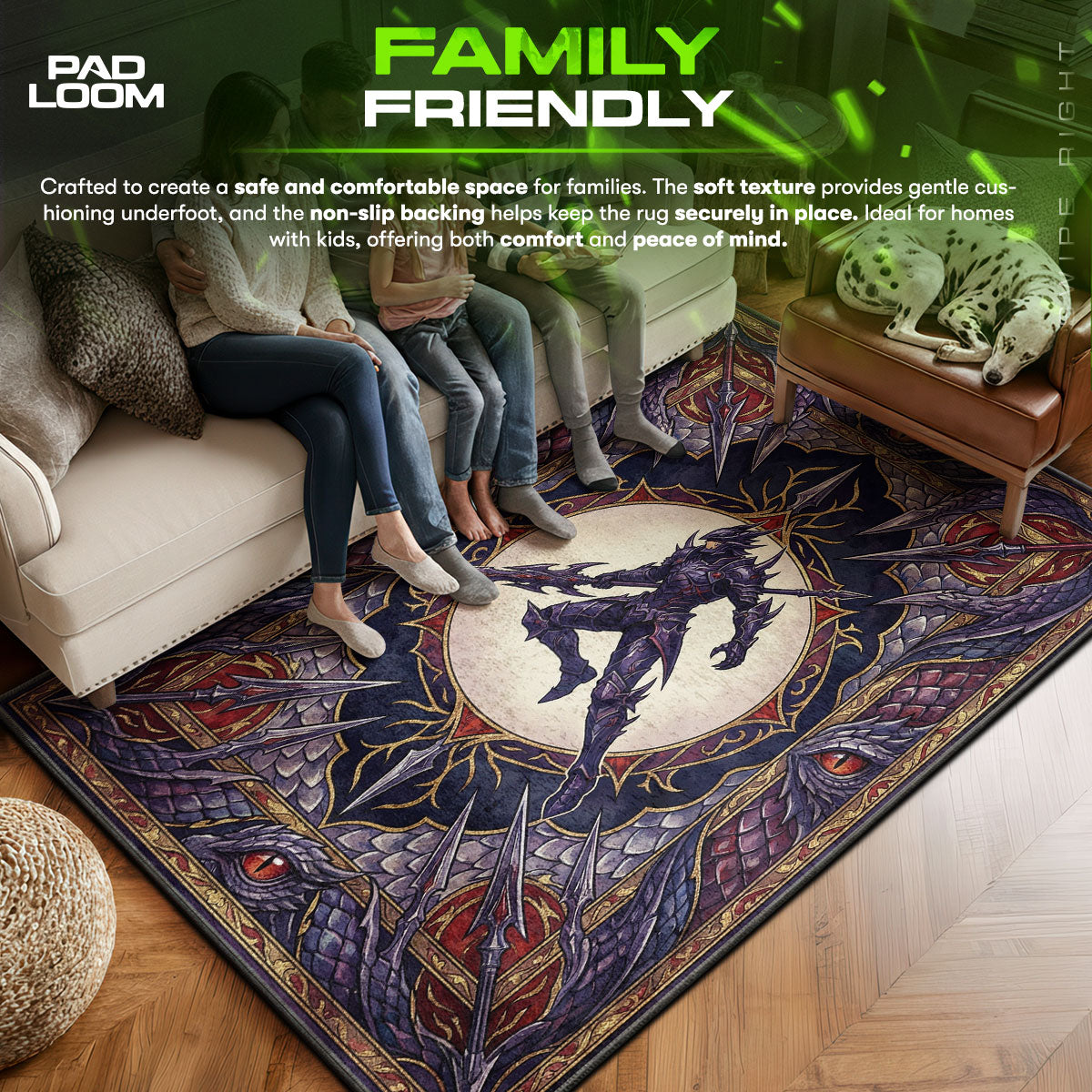 Dragoon-Drachenseelen-Teppich - Final Fantasy Stuhlunterlage