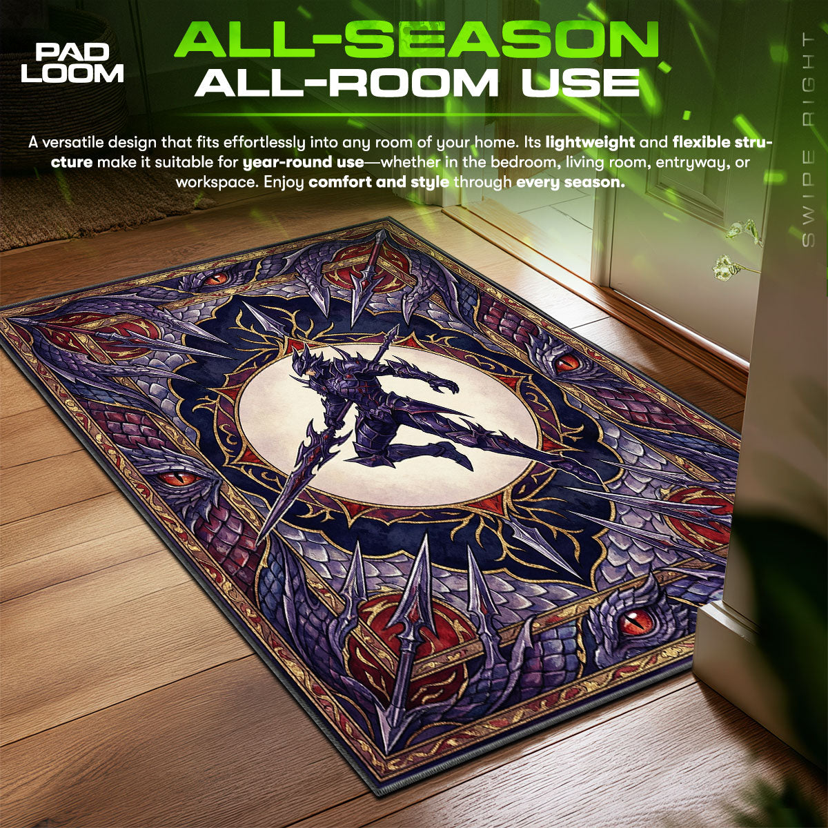 Dragoon-Drachenseelen-Teppich - Final Fantasy Stuhlunterlage