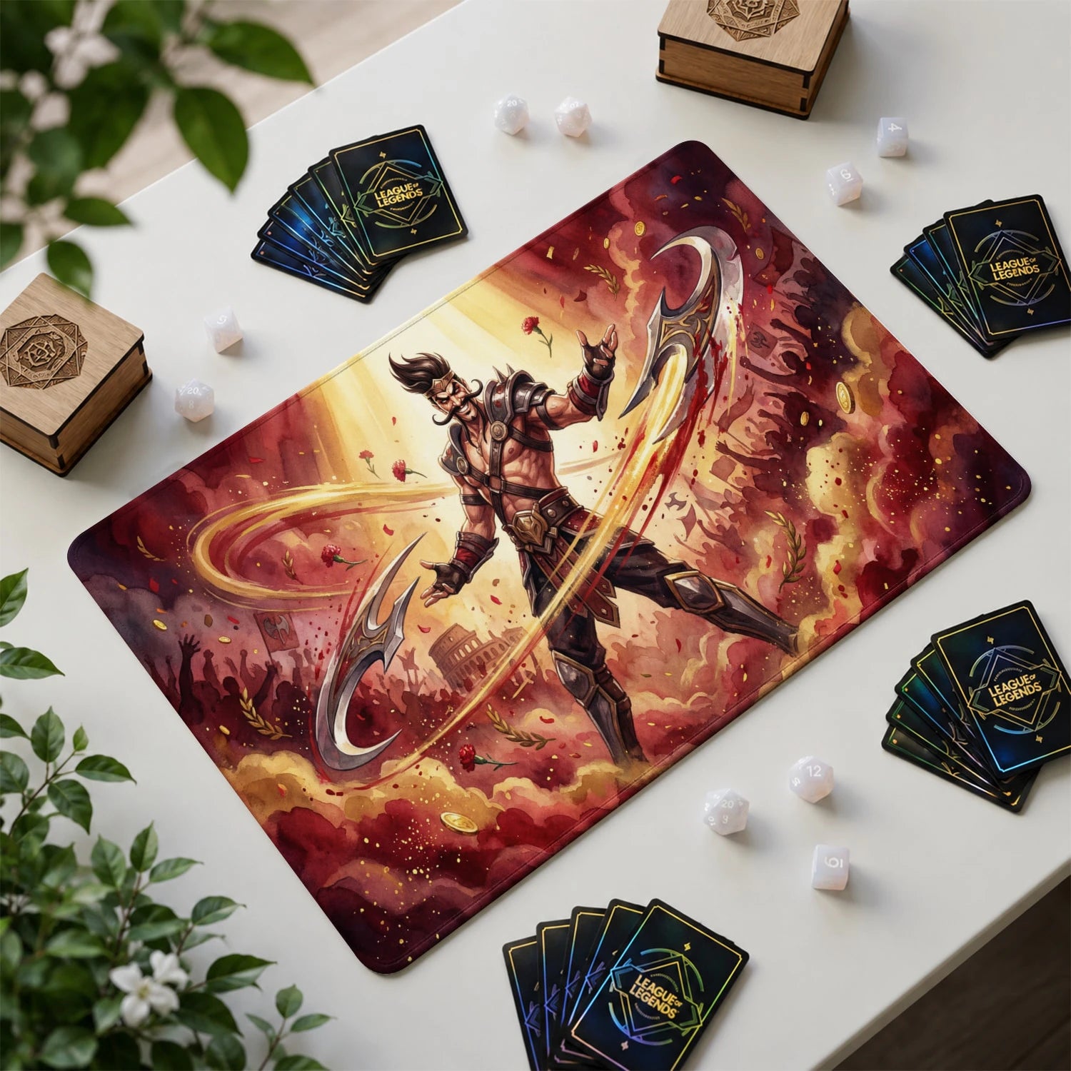 Draven Arena Playmat - LoL Riftbound TCG Mat