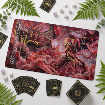 Draven Crimson Playmat - LoL Riftbound TCG Mat