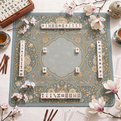 Dusty Maine Coon Mahjong-Matte - Mah-Jongg Tischmatte