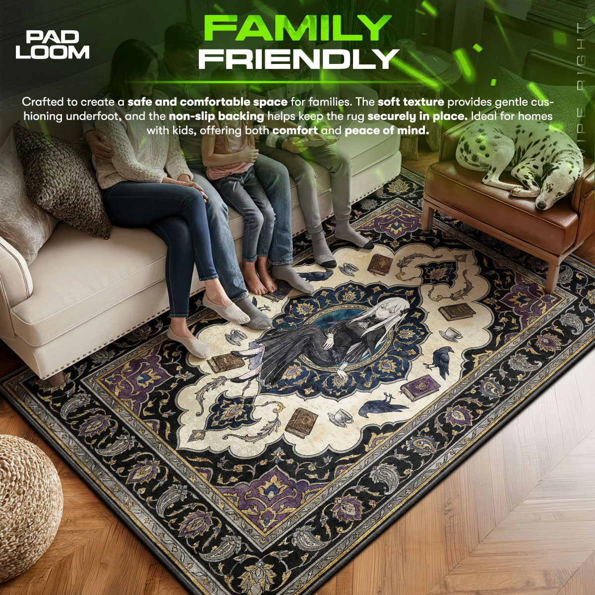 Echidna Witch Tea Party Rug - Re:Zero Chair Mat