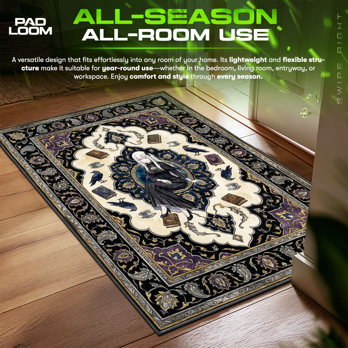 Echidna Witch Tea Party Rug - Re:Zero Chair Mat