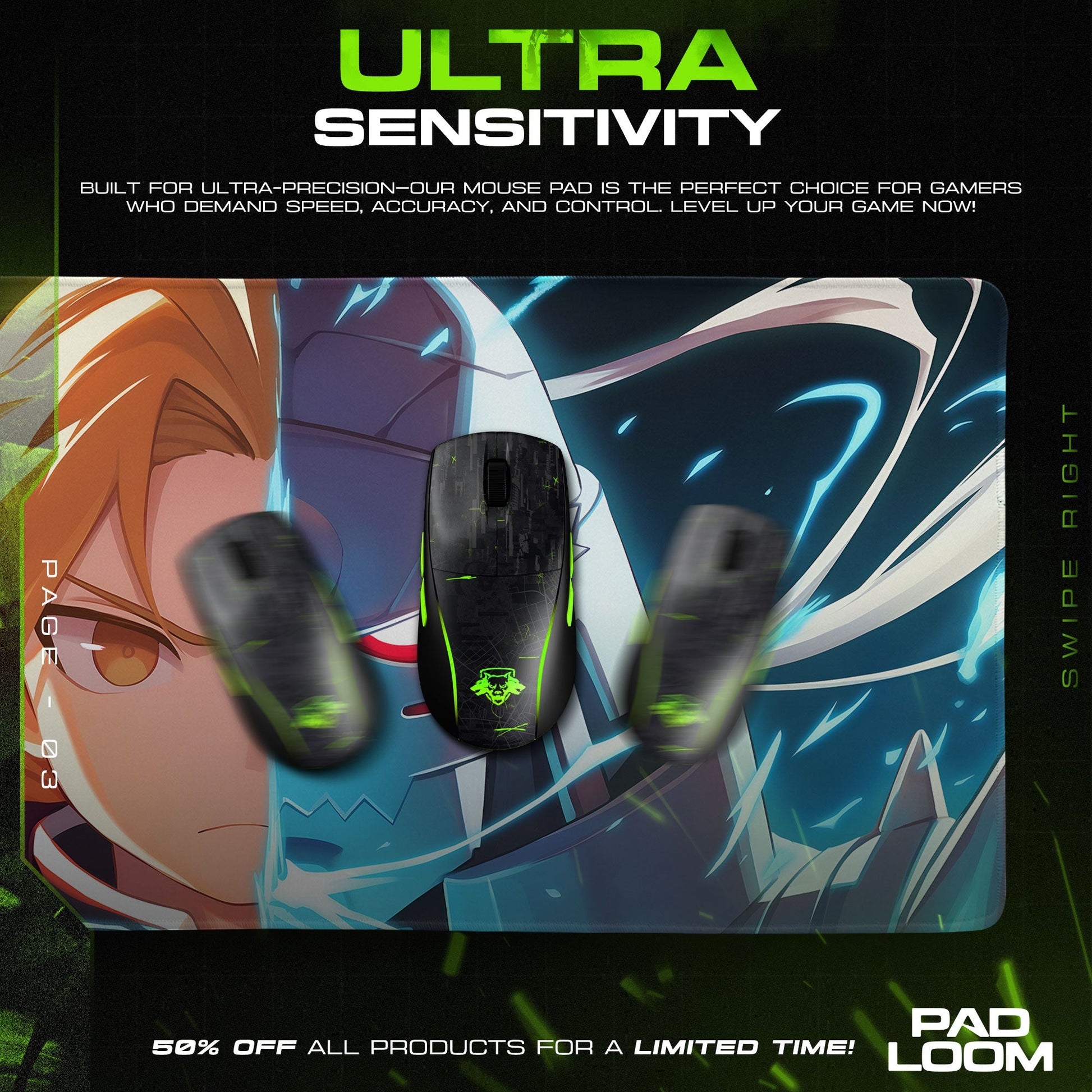 Edward & Alphonse Elric Mouse Pad, Dual Alchemy Gaming Desk Mat Padloom