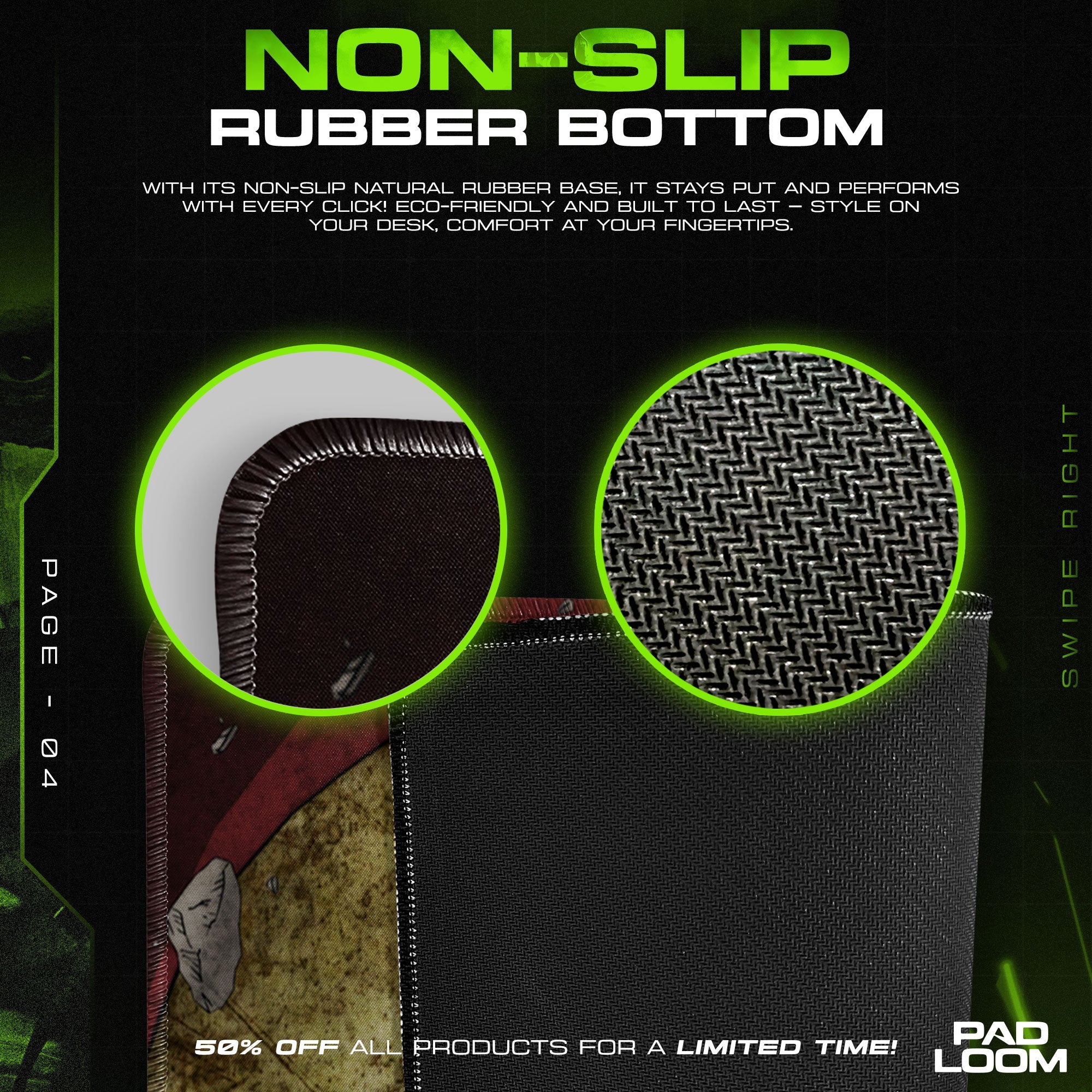 Edward Elric Mouse Pad, Automail Strike Gaming Desk Mat Padloom