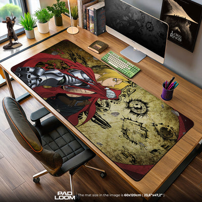 Edward Elric Mouse Pad, Automail Strike Gaming Desk Mat