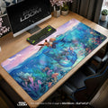Eevee and Vaporeon Reef Mouse Pad – gaming desk mat by Padloom