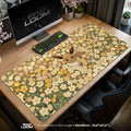Eevee Cream Blossom Mouse Pad – gaming desk mat by Padloom