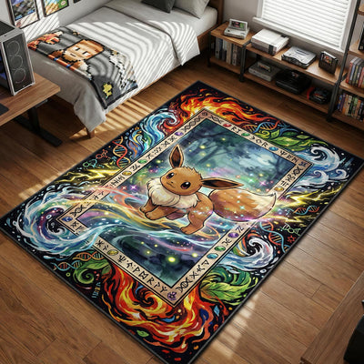 Eevee Elemental Potential Rug - Pokémon Chair Mat