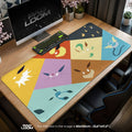 Ghost Type Pokémon Mouse Pad - Neon Spirit Anime Desk Mat Padloom
