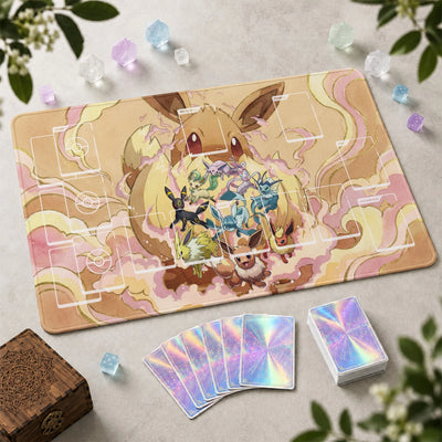 Eevee Family Playmat - Pokemon TCG Mat