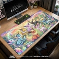 Eeveelution Crystal Field Mouse Pad – gaming desk mat by Padloom