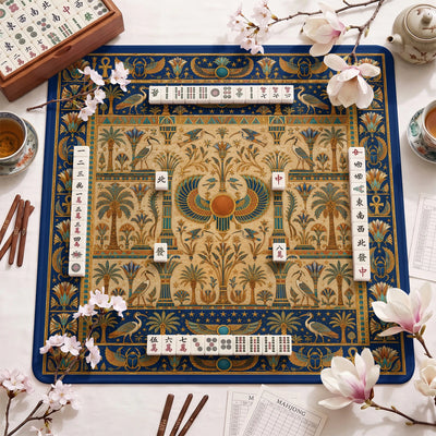 Egyptian Papyrus Mahjong-Matte - Mah-Jongg Tischmatte
