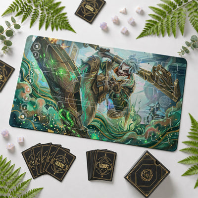 Ekko Neon Playmat - LoL Riftbound TCG Mat