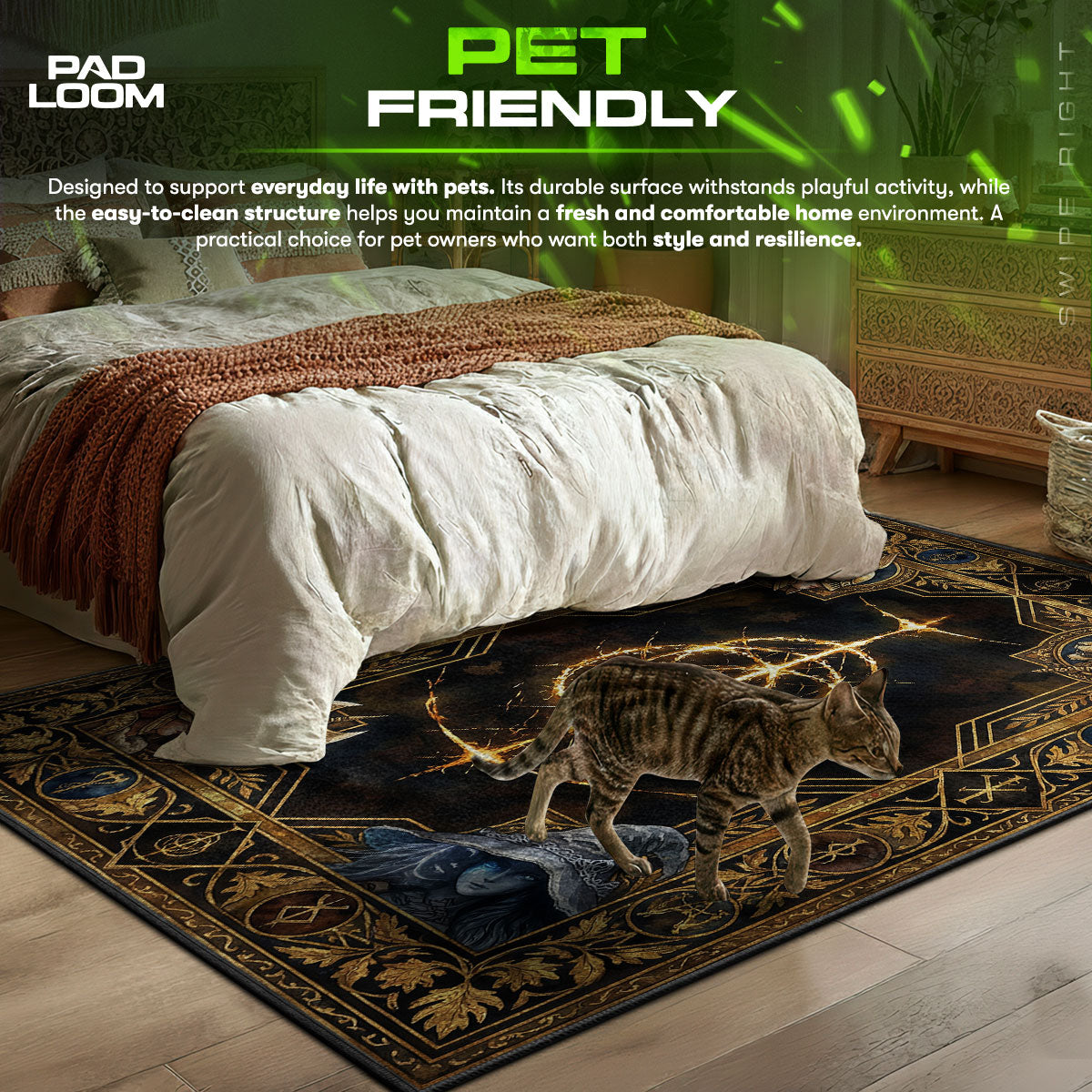 Golden Order Great Rune Rug - Elden Ring Chair Mat