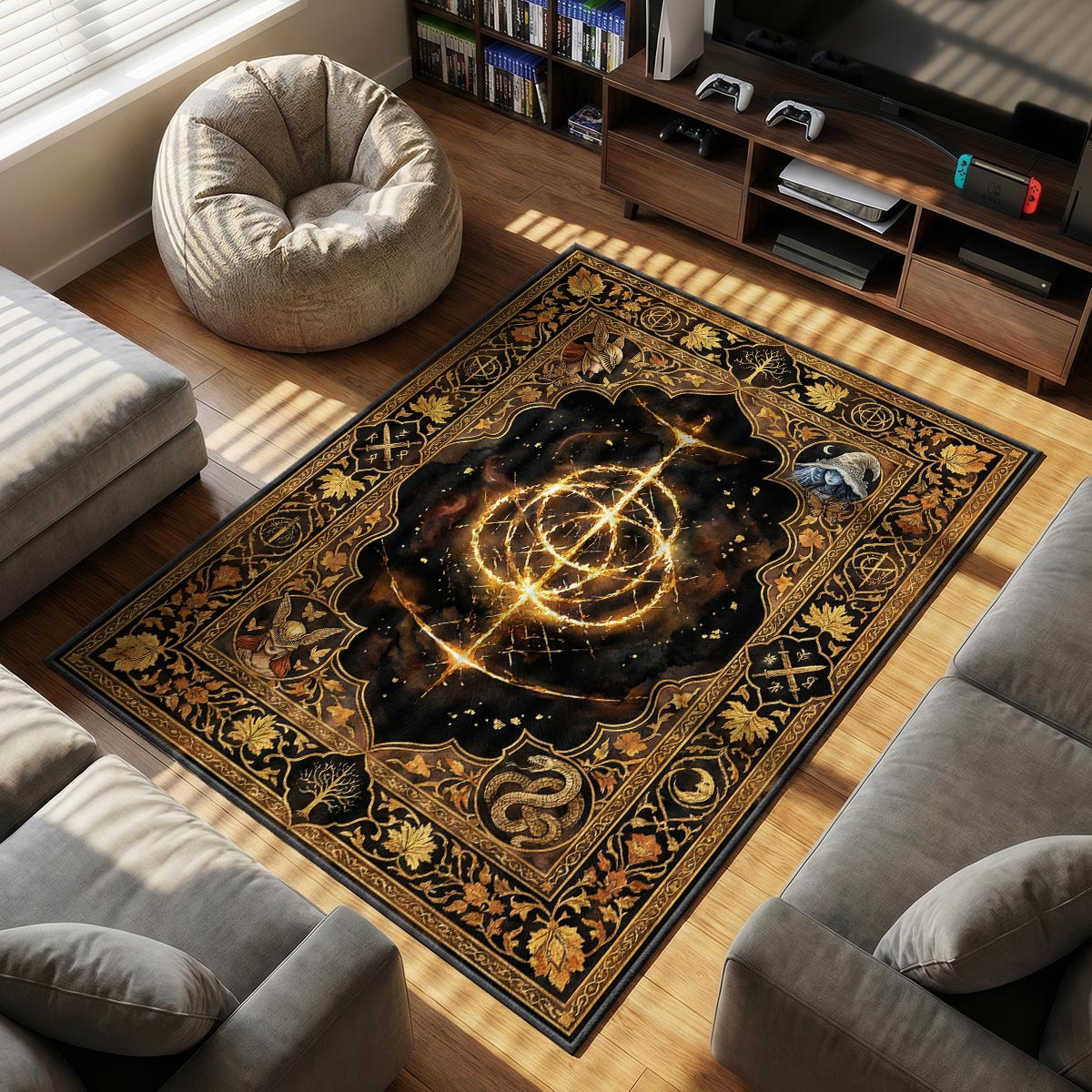 Great Rune Demigod Rug - Elden Ring Chair Mat