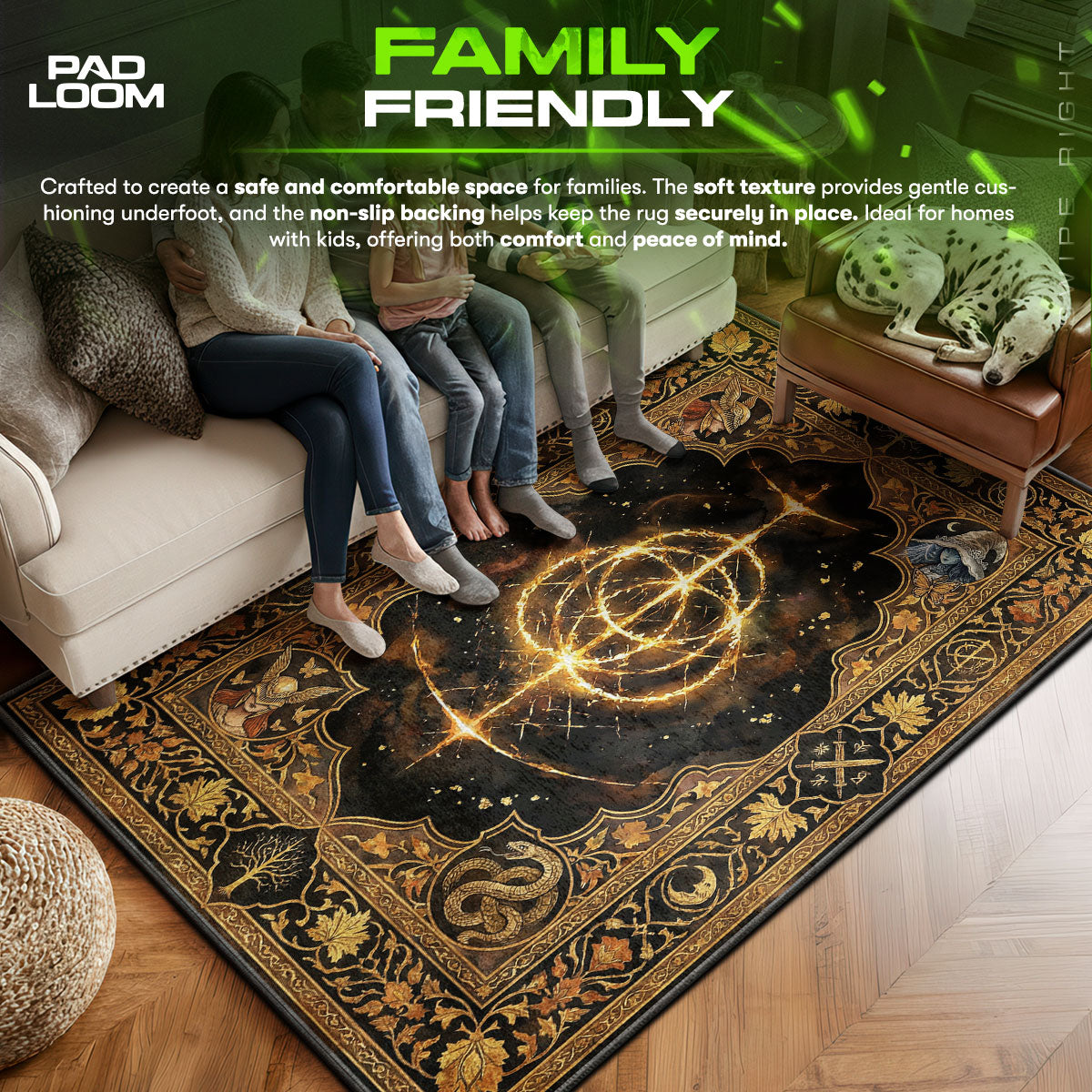Great Rune Demigod Rug - Elden Ring Chair Mat