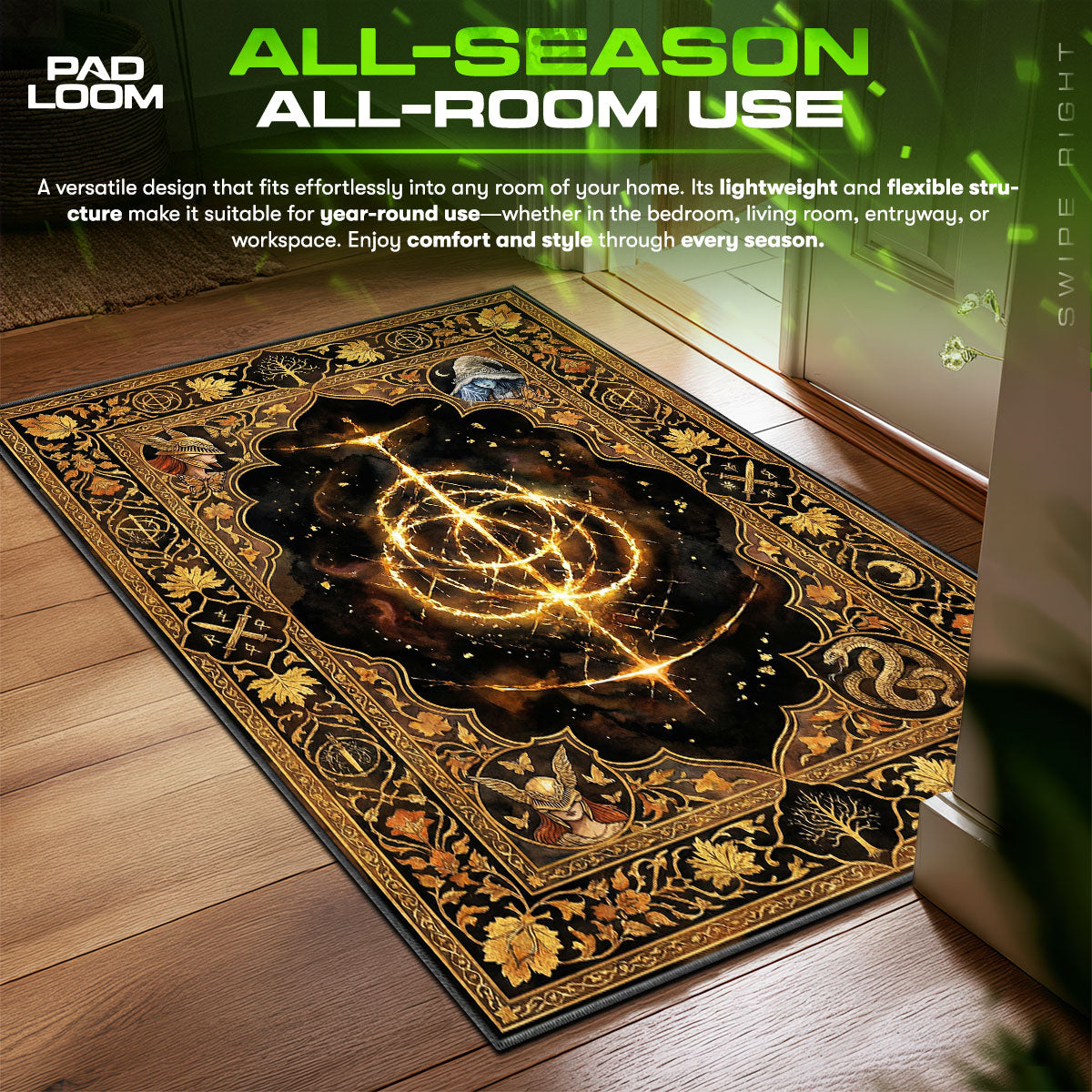 Great Rune Demigod Rug - Elden Ring Chair Mat
