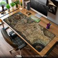 Elden Ring Lands Between Map Mouse Pad, Game Adventure Desk Mat Padloom