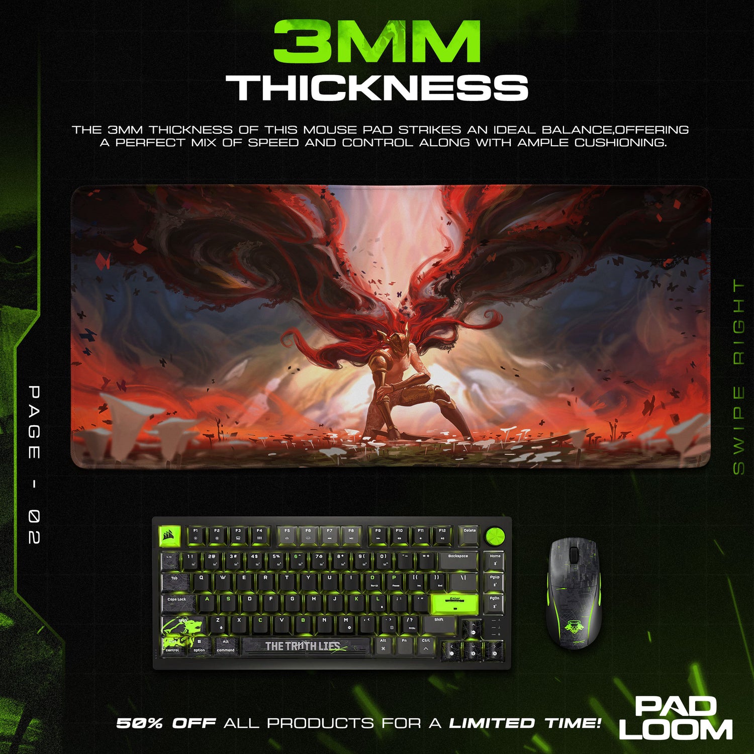 Elden Ring themed desk mat for gaming fans
