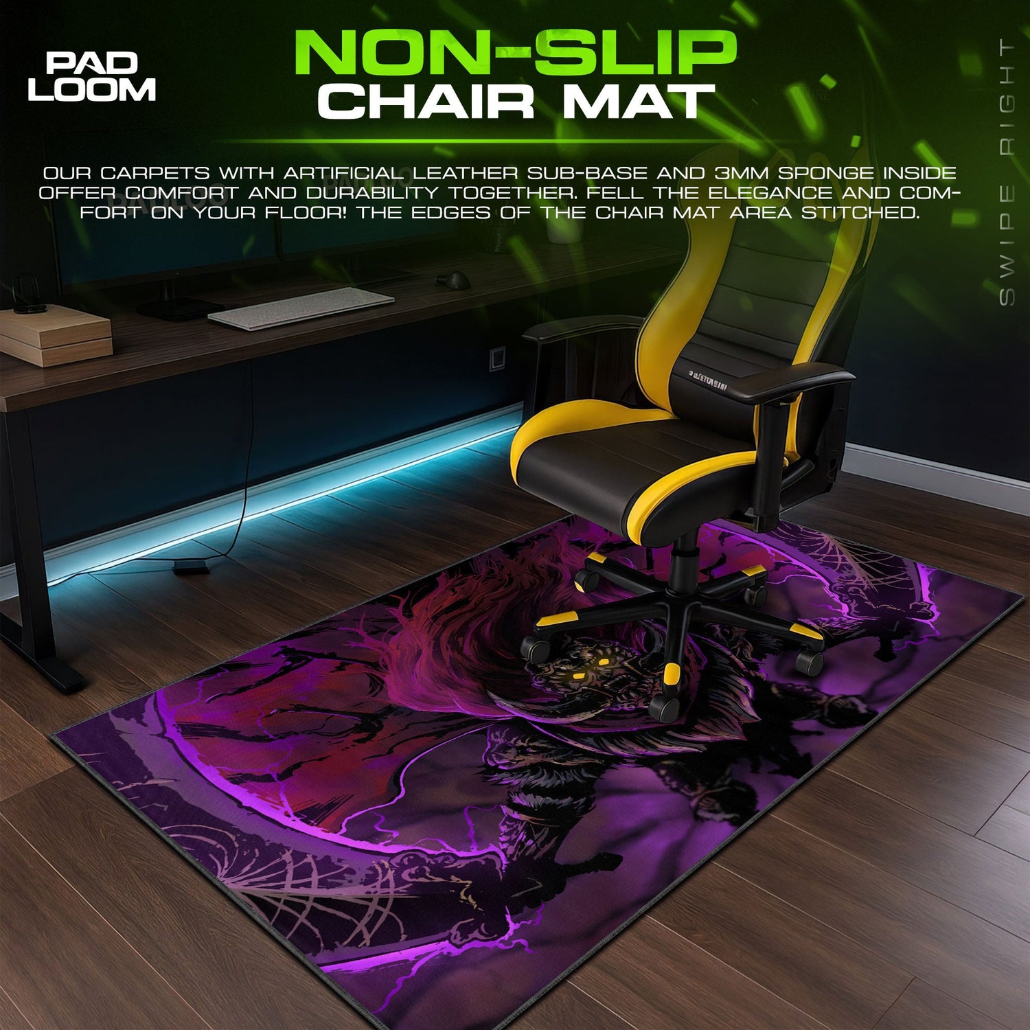 Elden Ring Maliketh Shadow Blade Mouse Pad, Game Desk Mat Padloom