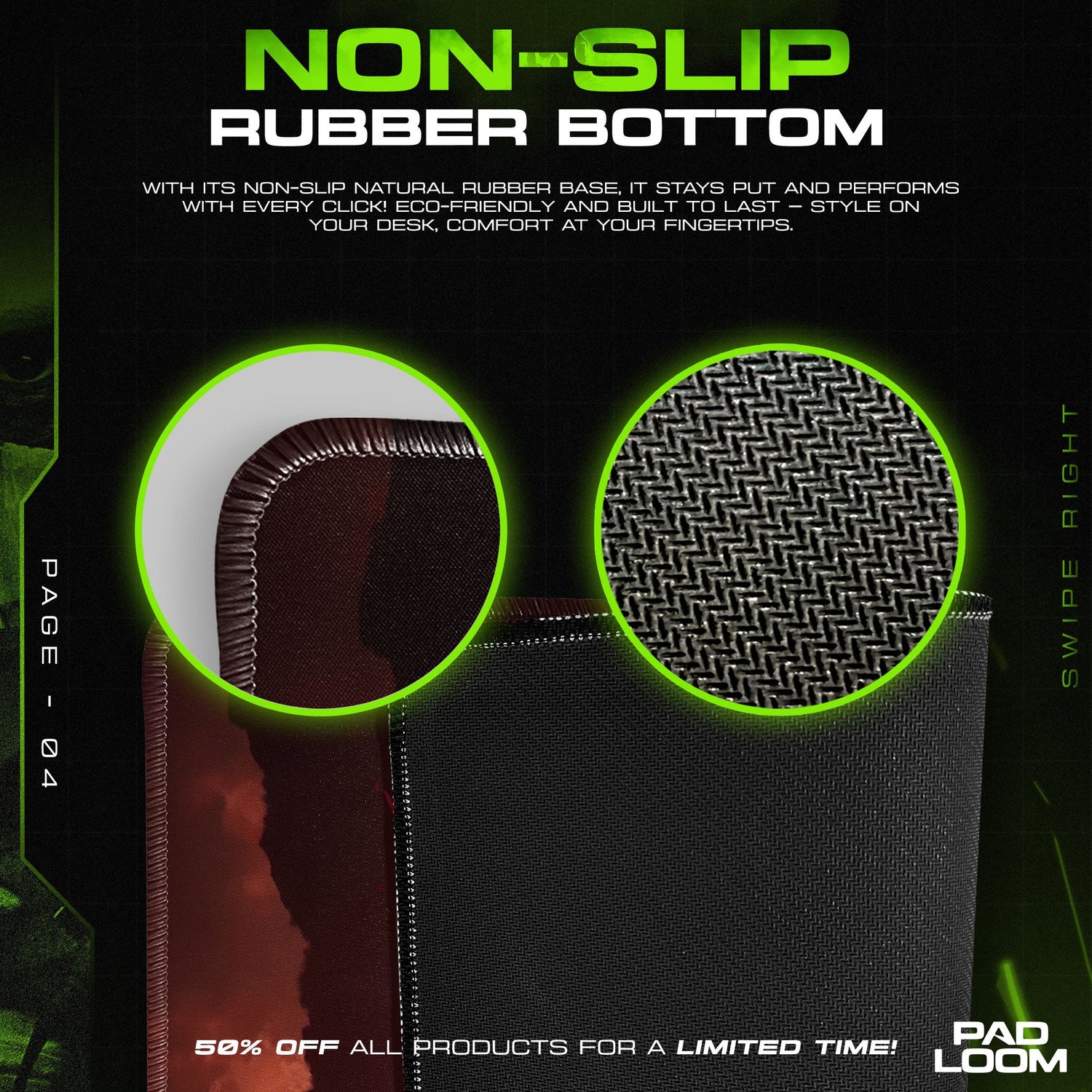 Elden Ring Messmer Flame March Mouse Pad, Game Desk Mat Padloom