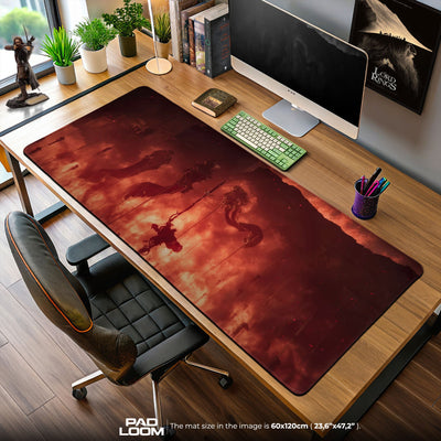 Elden Ring Messmer Flame March Mouse Pad, Game Desk Mat
