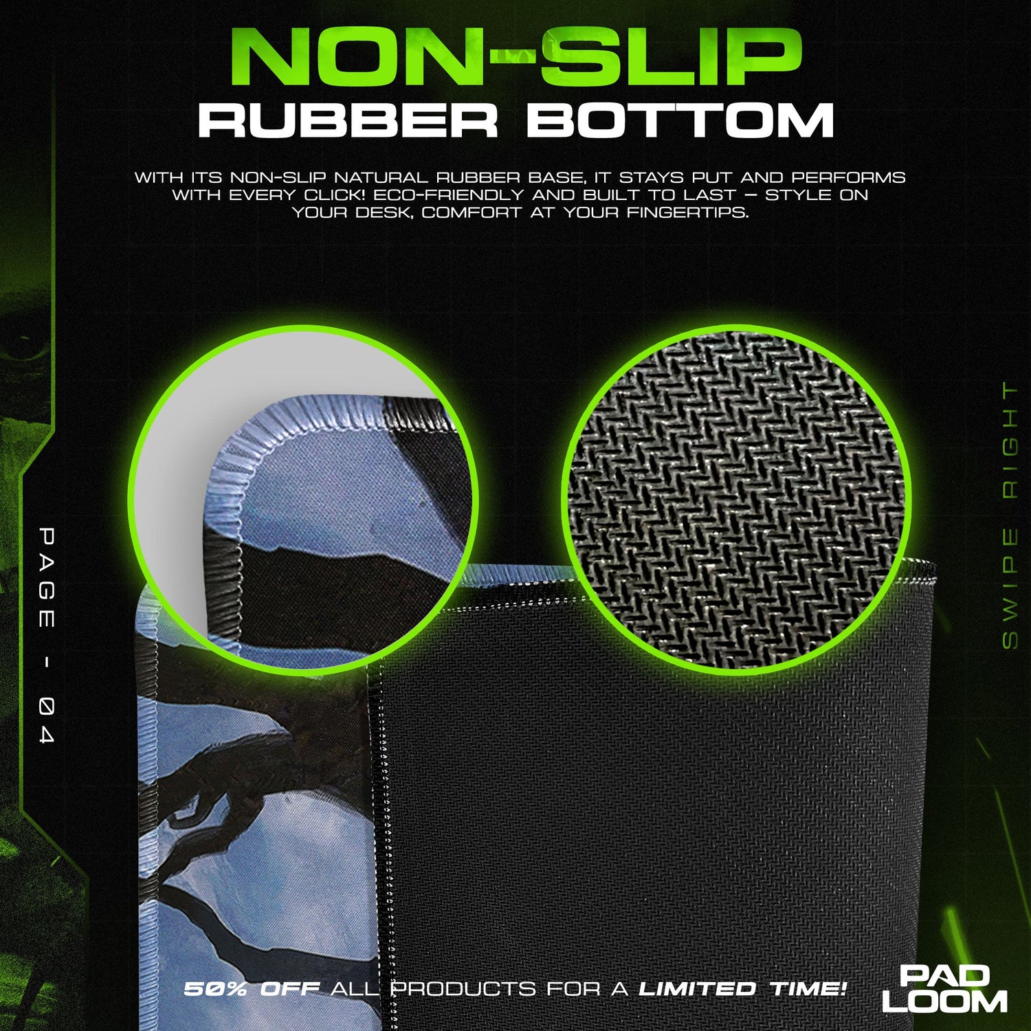 Elden Ring Mouse Pad, Castle Vista Gamer Desk Mat Padloom