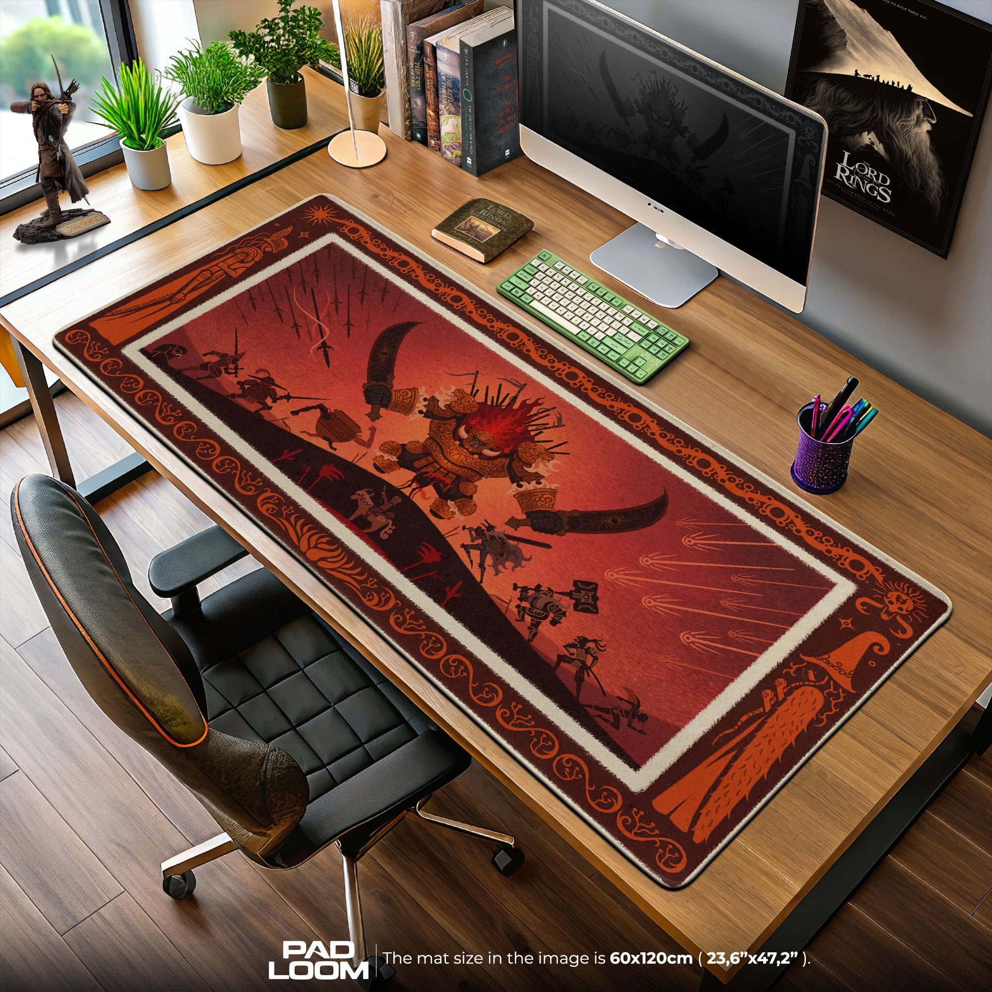 Elden Ring Mouse Pad, Fire Giant Gamer Desk Mat – Padloom