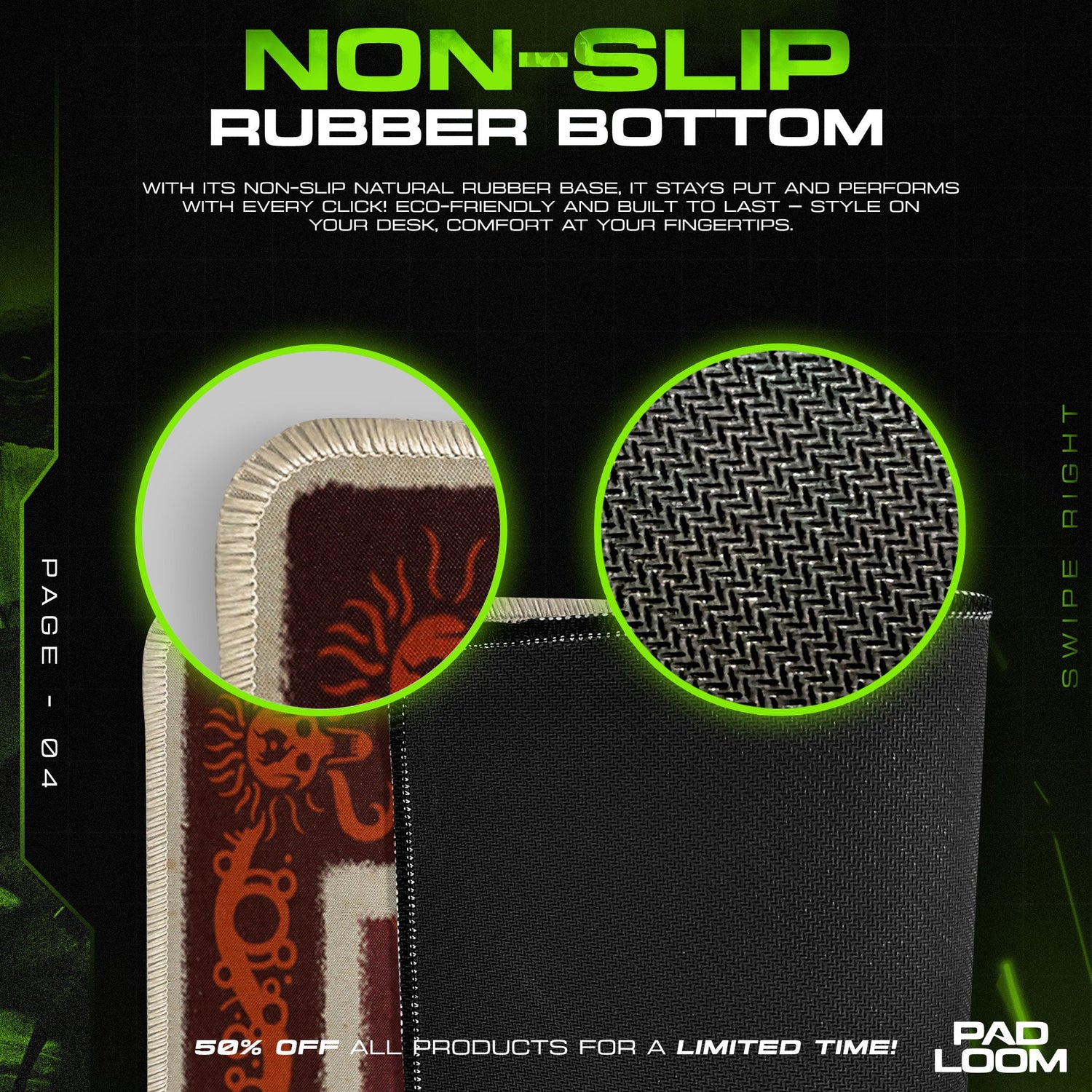 Elden Ring Mouse Pad, Fire Giant Gamer Desk Mat Padloom