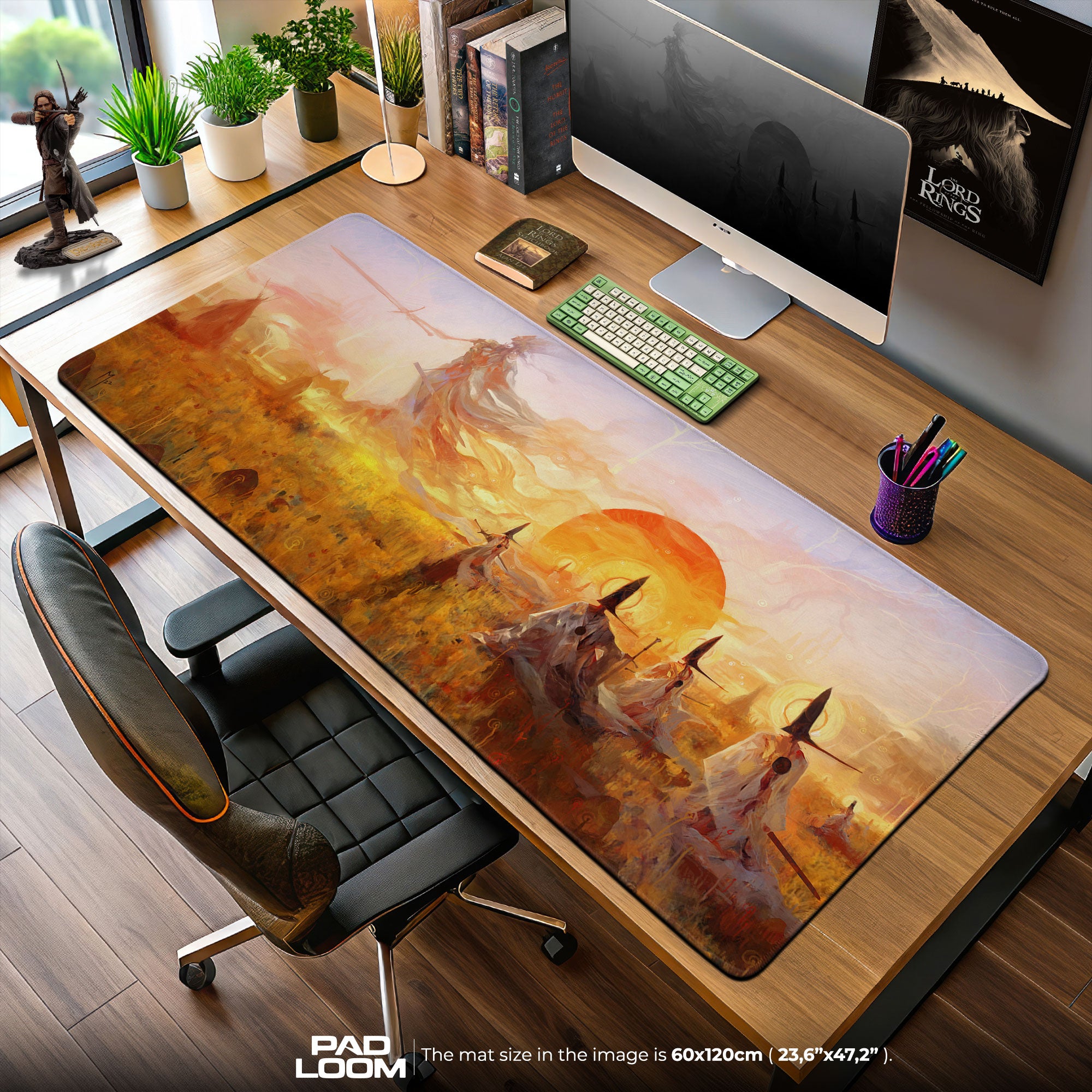 Elden Ring Mouse Pad, Golden Fields Gamer Desk Mat