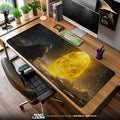 Elden Ring Mouse Pad, Golden Rune Gamer Desk Mat Padloom
