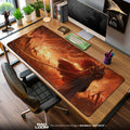 Elden Ring Mouse Pad, Malenia Flame Gamer Desk Mat Padloom
