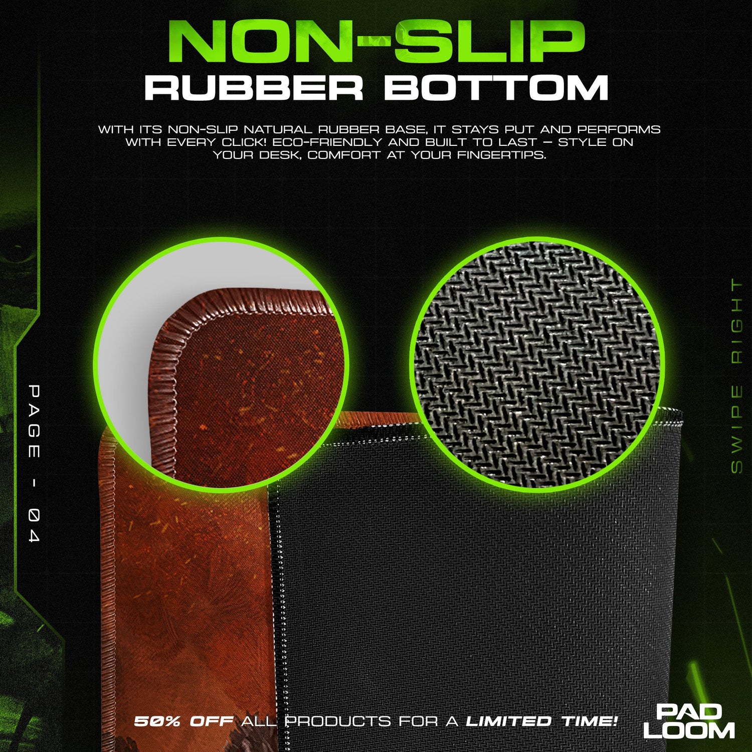 Elden Ring Mouse Pad, Malenia Flame Gamer Desk Mat Padloom