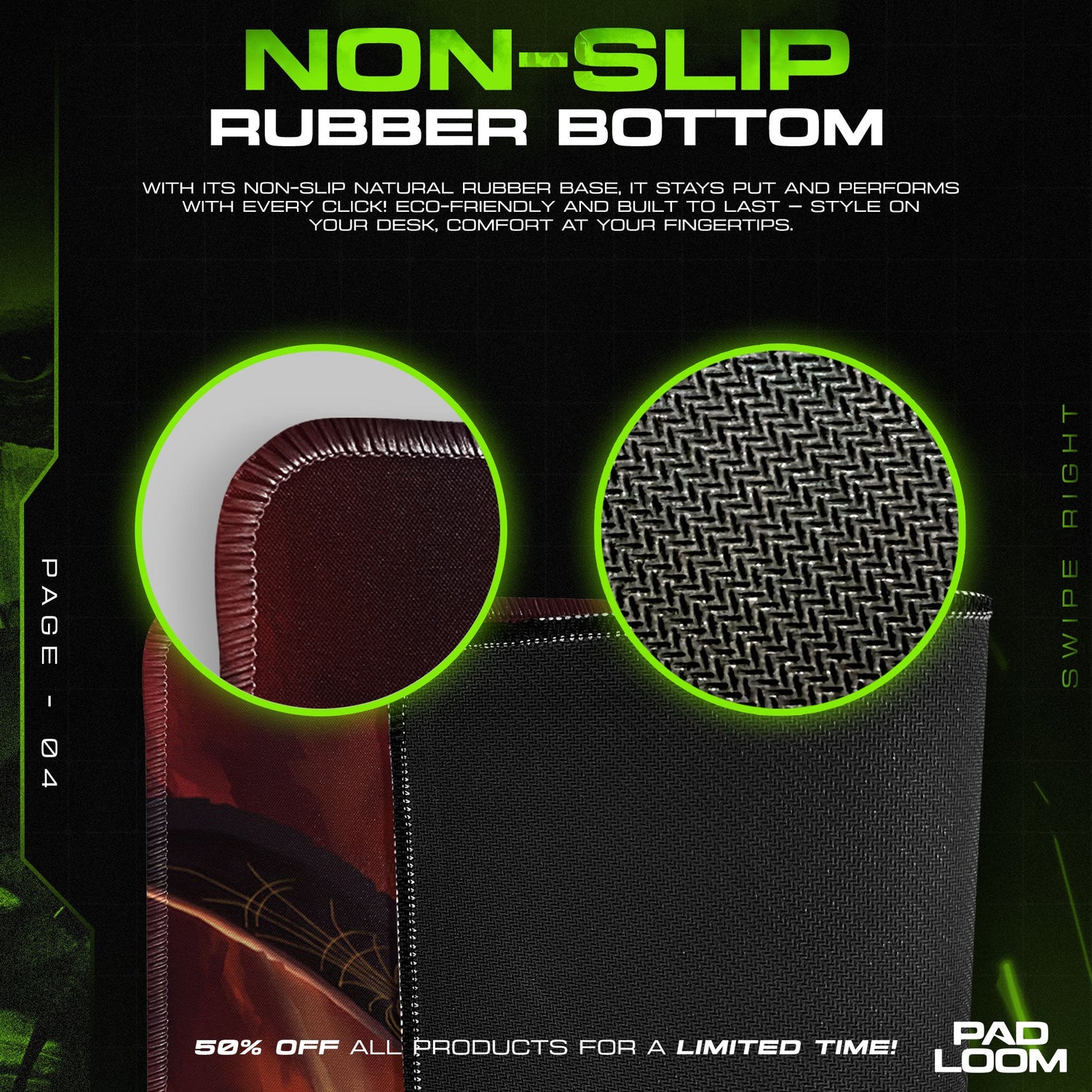 Elden Ring Mouse Pad, Malenia vs Giant Gamer Desk Mat Padloom