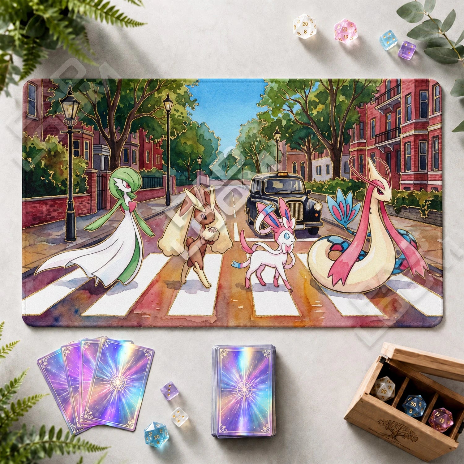 Elegant Crossing Playmat - Pokemon TCG Mat - view 2